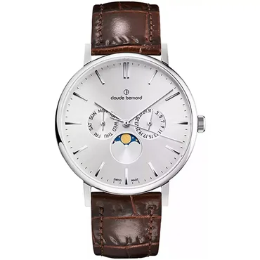 Claude Bernard Slim Line Moon Phase 40004 3 AIN