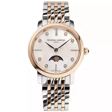 Frederique Constant Classics Slimline Ladies Moonphase FC-206MPWD1S2B