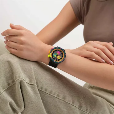 カラフルオウムプリントプルオーバー Swatch Neon Seppia SB02B104 - Бренд SWATCH - Годинники