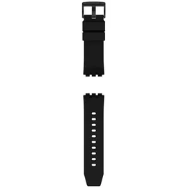 Swatch Big Bold Black Silicone Strap ASB02B400