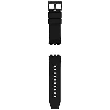 Swatch Big Bold Black Silicone Strap ASB02B400