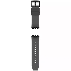Swatch Big Bold Black-Transp Silicone Strap ASO27B111