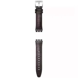Swatch Irony New Chrono Brown Leather Strap AYVS400