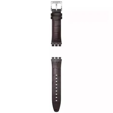 Swatch Irony New Chrono Brown Leather Strap AYVS400