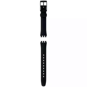 Swatch Lady Black Silicone Strap ALB170C