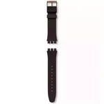 Swatch New Gent Brown Silicone Strap ASUOC700