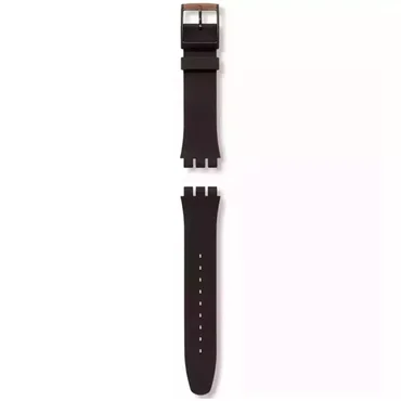 Swatch New Gent Brown Silicone Strap ASUOC700