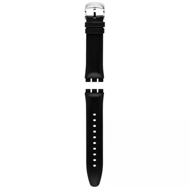 Swatch Sistem51 Irony Black Leather Strap AYIS402