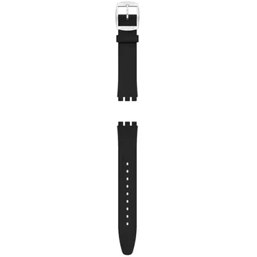 Swatch Skin Irony Black Silicone Strap ASYXS100
