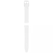 Swatch Skin White Silicone Strap ASFK360