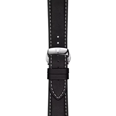 Tissot Official Black Leather Strap Lugs 21 mm T852.044.599