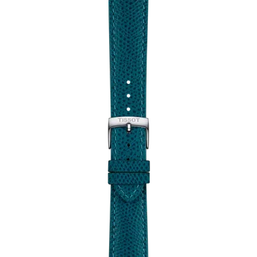 Tissot Official Turquoise Leather Strap Lugs 18 mm T852.049.059