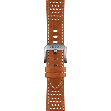 Tissot Official Light Brown Leather Strap Lugs 20 mm T852.050.049