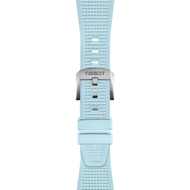 Tissot Official PRX 40mm Light Blue Rubber Strap T852.050.985