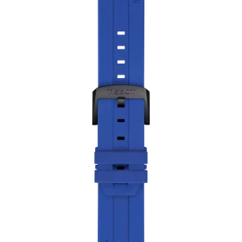 Tissot Official Blue Silicone Strap Lugs 22 mm T852.050.991