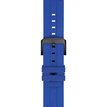 Tissot Official Blue Silicone Strap Lugs 22 mm T852.050.991