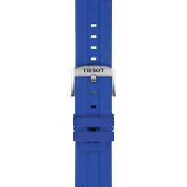 Tissot Official Blue Silicone Strap Lugs 22 mm T852.051.021
