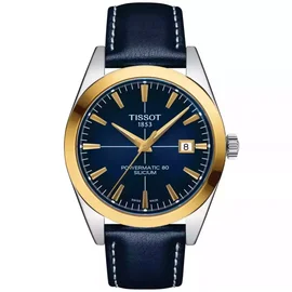 Tissot Gentleman Powermatic 80 Silicium Solid 18K Gold Bezel T927.407.46.041.01