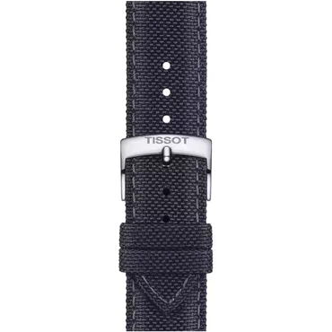 Tissot Official Anthracite Fabric Strap Lugs 21 mm T852.048.183