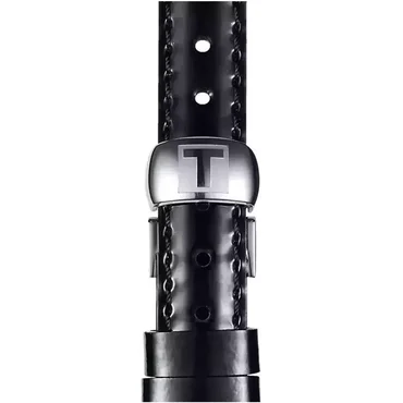 Tissot official black leather strap lugs 12 mm T852.036.538
