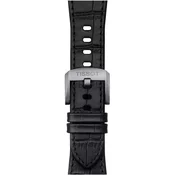 Tissot Official Black PRX 40mm Leather Strap With Steel Endpiece T852.047.562