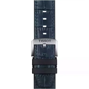 Tissot Official Blue Leather and Rubber Parts Strap Lugs 22 mm T852.046.765