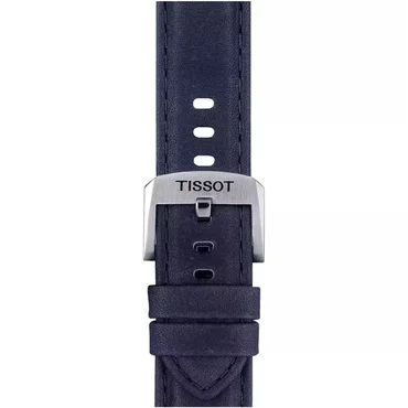 Tissot Official Blue Leather Strap Lugs 20 mm T852.046.831