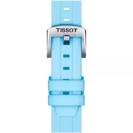 Tissot Official Blue Silicone Strap Lugs 18 mm T852.047.450