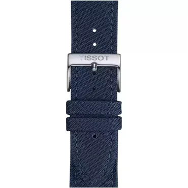 Tissot Official Blue Textile Strap Lugs 22 mm T852.046.783