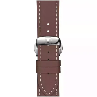 Tissot Official Brown Leather Strap Lugs 21 mm T852.044.597