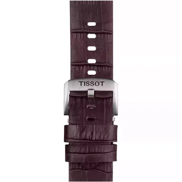 Tissot Official Brown Leather Strap Lugs 22 mm T852.046.773