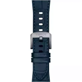 Tissot Official Dark Blue PRX 40mm Leather Strap With Steel Endpiece T852.047.701