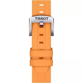 Tissot Official Orange Silicone Strap Lugs 18 mm T852.047.452