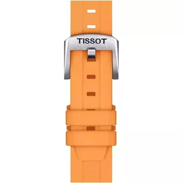 Tissot Official Orange Silicone Strap Lugs 18 mm T852.047.452