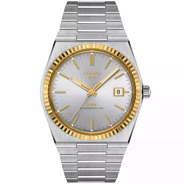 Tissot PRX Powermatic 80 Steel and 18K Gold Bezel T931.407.41.031.01